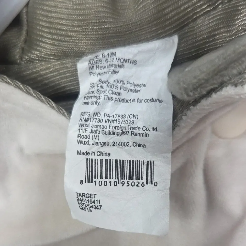 Target Baby Costume with Gray and White Accents - Picture 5 of 7